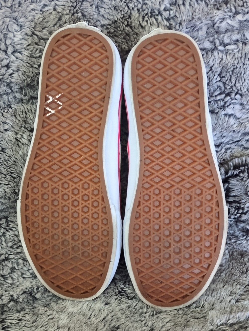 Van's Classic Slip-on Red and White Checkerboard Women's Sz 7 - Picture 5 of 5